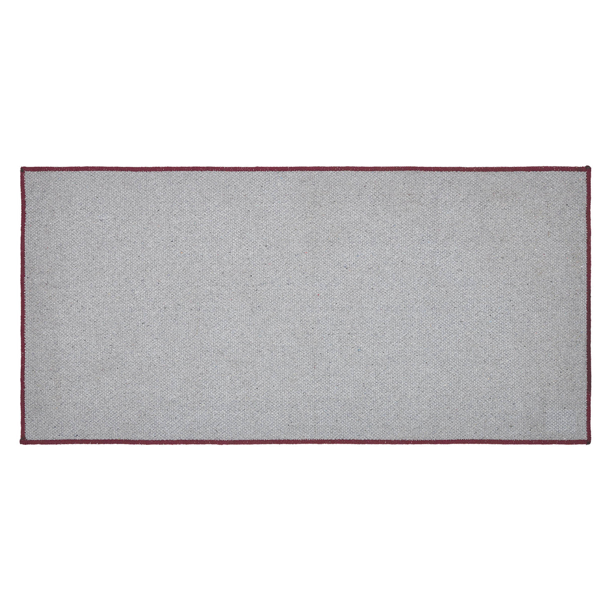 Custom House Burgundy Tan Jacquard Polyester Bathmat 17x36