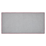 Custom House Burgundy Tan Jacquard Polyester Bathmat 17x36