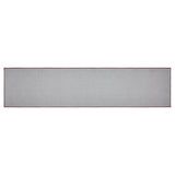 Custom House Burgundy Tan Jacquard Polyester Rug/Runner Rect 22x96