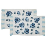 Finders Keepers Hydrangea Ruffled Placemat Set of 2 13x19, 6 Pack 12 Pack
