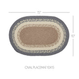 Finders Keepers Oval Placemat 10x15, 2 Pack
