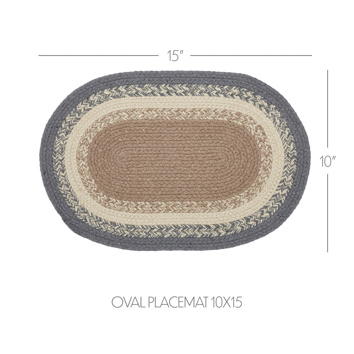 Finders Keepers Oval Placemat 10x15, 12 Pack 12 Pack