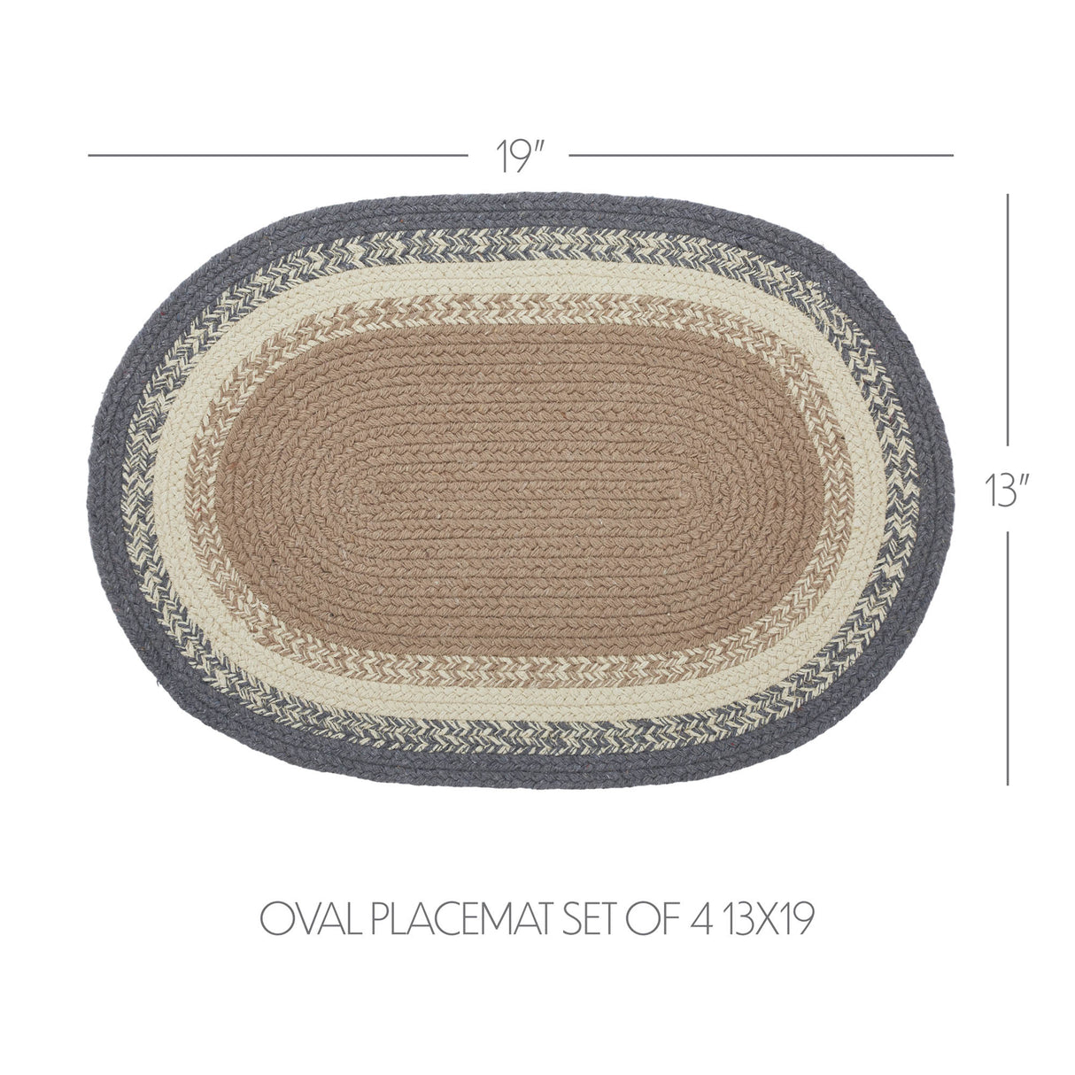 Finders Keepers Oval Placemat Set of 4 13x19