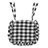 Annie Buffalo Check Ruffled Chair Pad 16.5x18