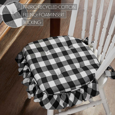 84704-Annie-Buffalo-Check-Black-Ruffled-Chair-Pad-16.5x18-image-5