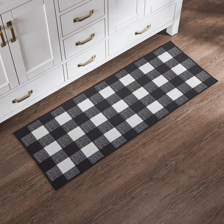 84712-Annie-Buffalo-Check-Black-Indoor/Outdoor-Rug-Rect-17x48-image-1