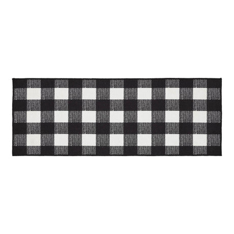 84712-Annie-Buffalo-Check-Black-Indoor/Outdoor-Rug-Rect-17x48-image-2