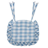 Annie Buffalo Check Ruffled Chair Pad 16.5x18