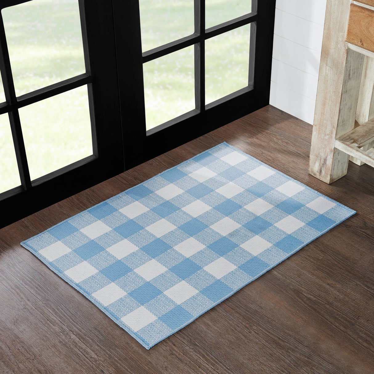 84724-Annie-Buffalo-Check-Blue-Indoor/Outdoor-Rug-Rect-24x36-image-1