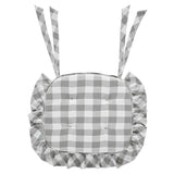 Annie Buffalo Check Ruffled Chair Pad 16.5x18