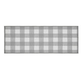 VHC Brands Annie Buffalo Check Ash Gray 2 Piece Rug Set, 17x36 and 17x48