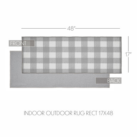 84733-Annie-Buffalo-Check-Grey-Indoor/Outdoor-Rug-Rect-17x48-image-4