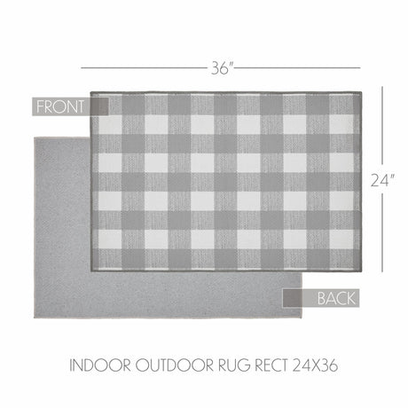 84734-Annie-Buffalo-Check-Grey-Indoor/Outdoor-Rug-Rect-24x36-image-3