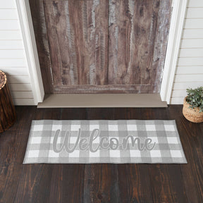 84736-Annie-Buffalo-Check-Grey-Welcome-Indoor/Outdoor-Rug-Rect-17x48-image-1