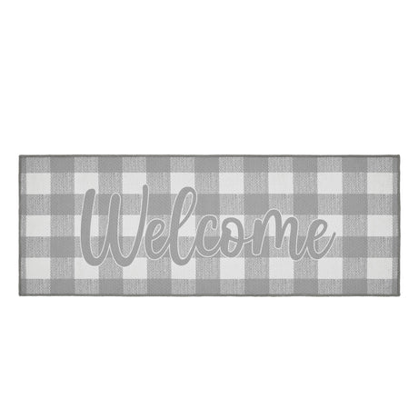 84736-Annie-Buffalo-Check-Grey-Welcome-Indoor/Outdoor-Rug-Rect-17x48-image-2