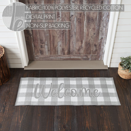 84736-Annie-Buffalo-Check-Grey-Welcome-Indoor/Outdoor-Rug-Rect-17x48-image-4