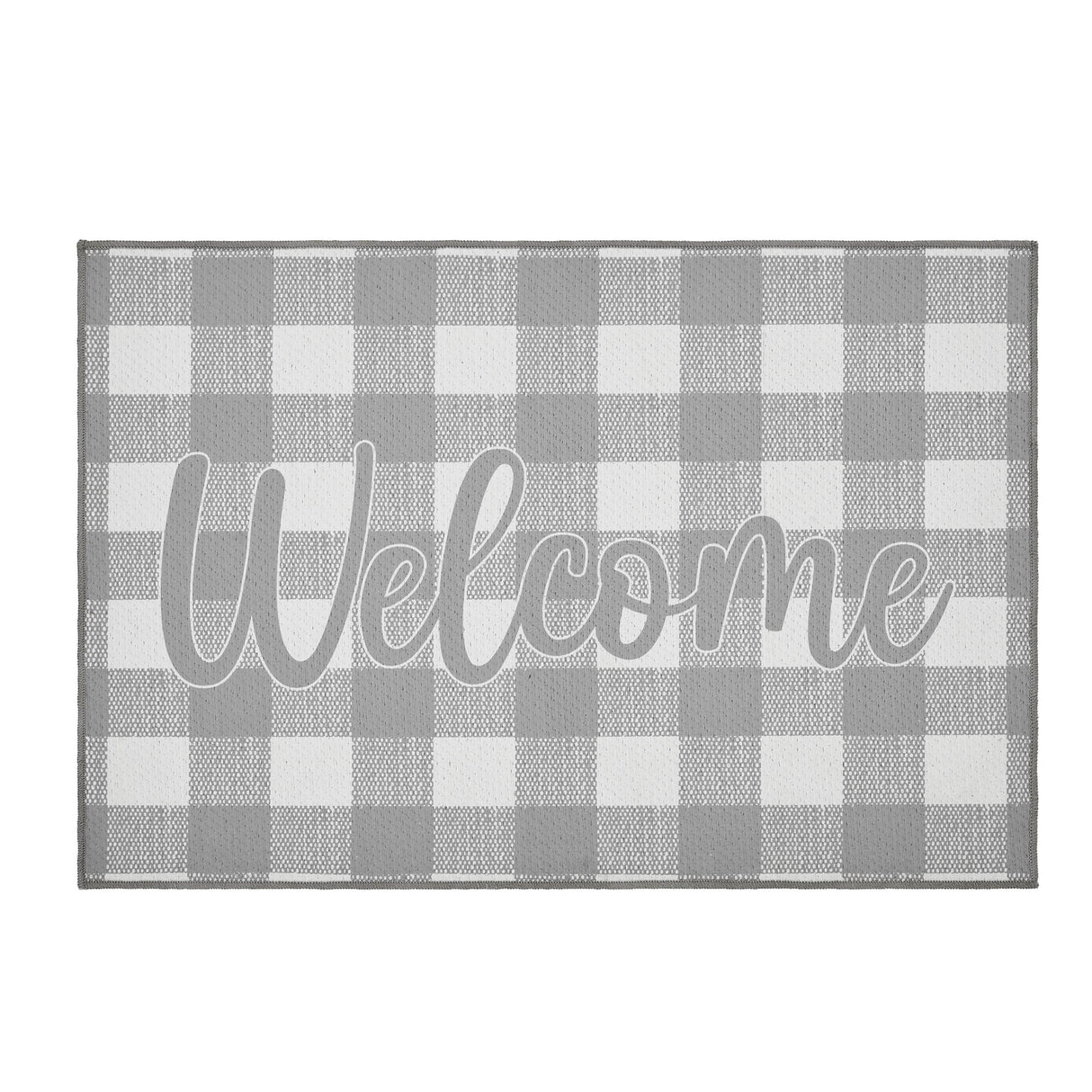 84737-Annie-Buffalo-Check-Grey-Welcome-Indoor/Outdoor-Rug-Rect-24x36-image-2