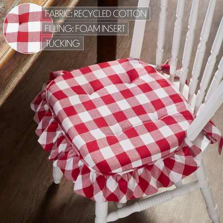 84745-Annie-Buffalo-Check-Red-Ruffled-Chair-Pad-16.5x18-image-5