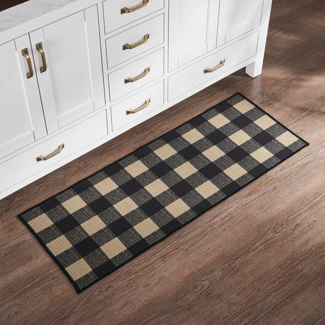 84758-Black-Check-Indoor/Outdoor-Rug-Rect-17x48-image-2