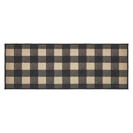 84758-Black-Check-Indoor/Outdoor-Rug-Rect-17x48-image-4