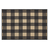 84760-Black-Check-Indoor/Outdoor-Rug-Rect-24x36-image-3