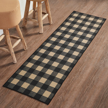 84761-Black-Check-Indoor/Outdoor-Rug/Runner-Rect-22x78-image-1