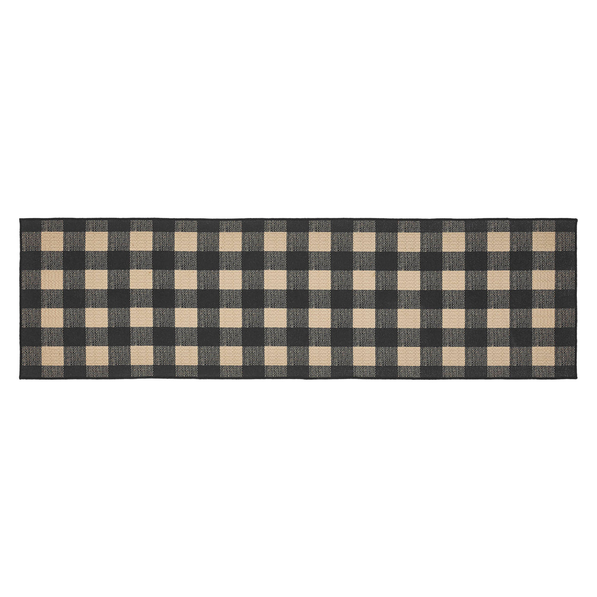 84761-Black-Check-Indoor/Outdoor-Rug/Runner-Rect-22x78-image-3