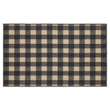 84763-Black-Check-Indoor/Outdoor-Rug-Rect-36x60-image-3