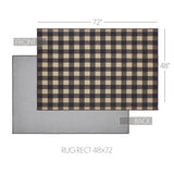 84764-Black-Check-Indoor/Outdoor-Rug-Rect-48x72-image-6