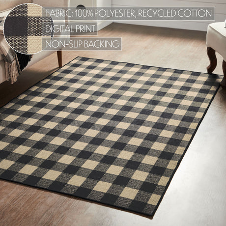 84764-Black-Check-Indoor/Outdoor-Rug-Rect-48x72-image-7