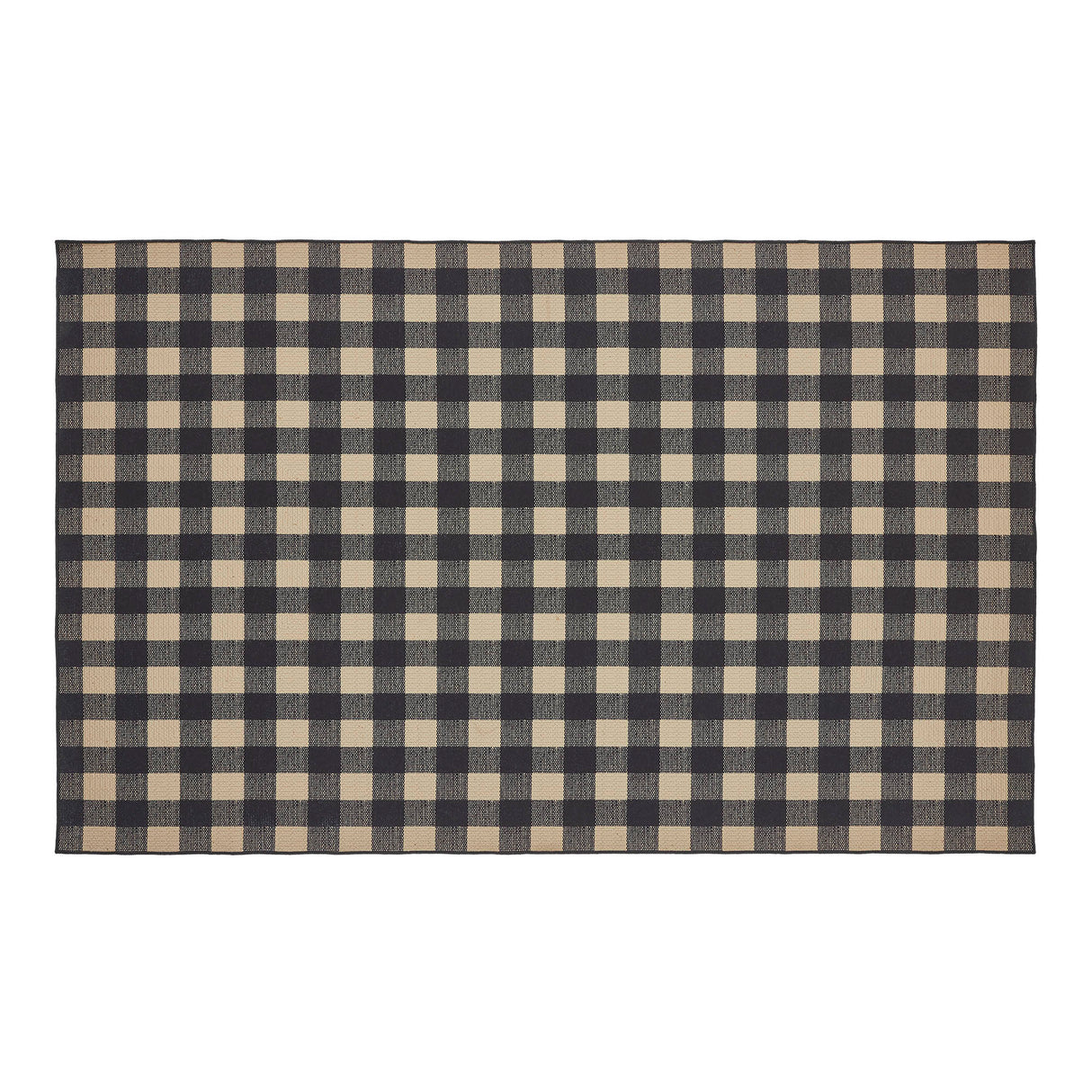 84765-Black-Check-Indoor/Outdoor-Rug-Rect-60x96-image-3