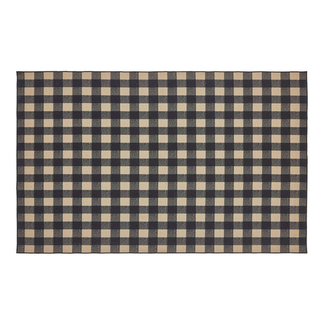 84765-Black-Check-Indoor/Outdoor-Rug-Rect-60x96-image-3