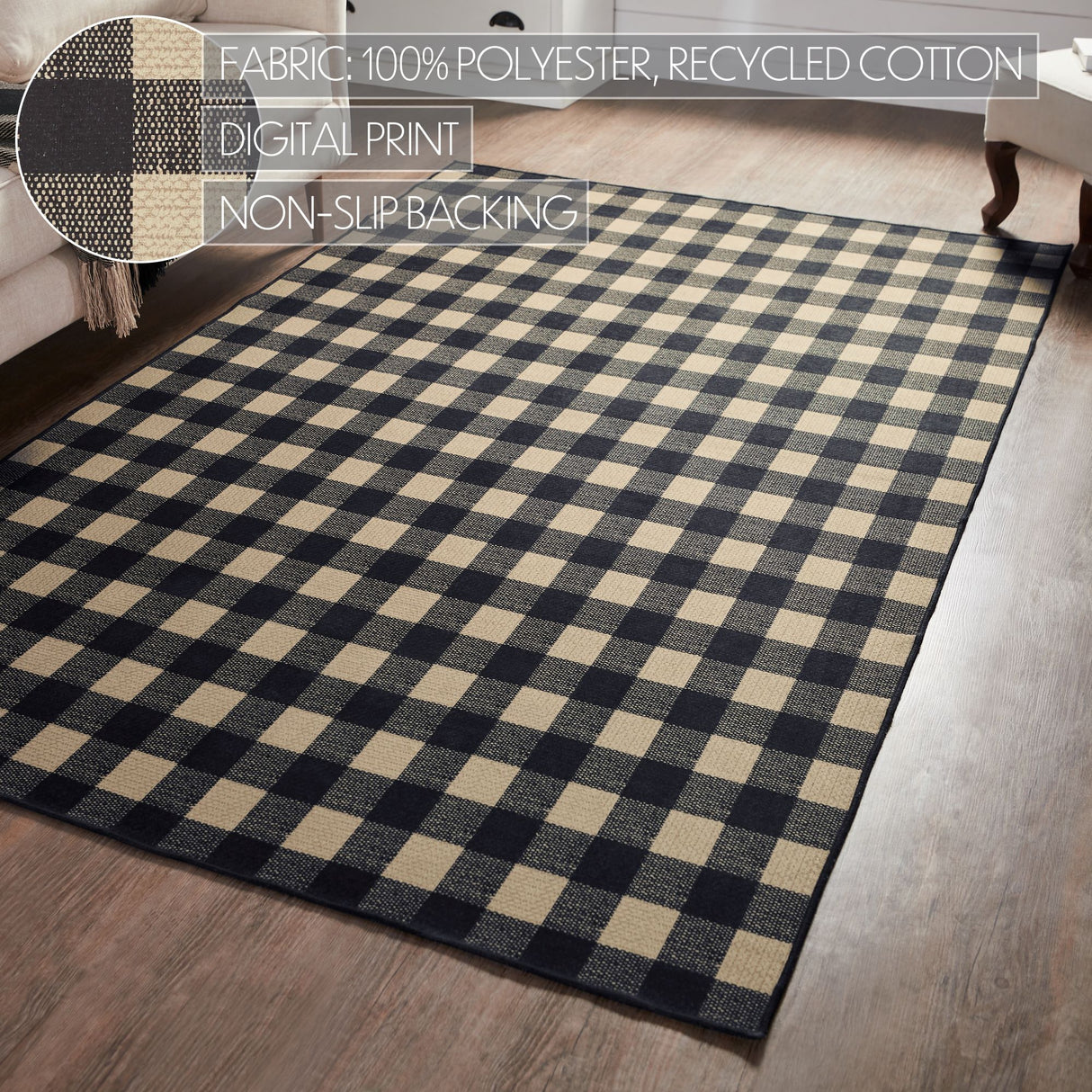 84765-Black-Check-Indoor/Outdoor-Rug-Rect-60x96-image-7