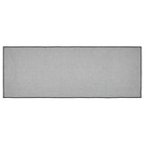 Black Check Polyester Stair Tread Rect Latex 8.5x27, Set of 7
