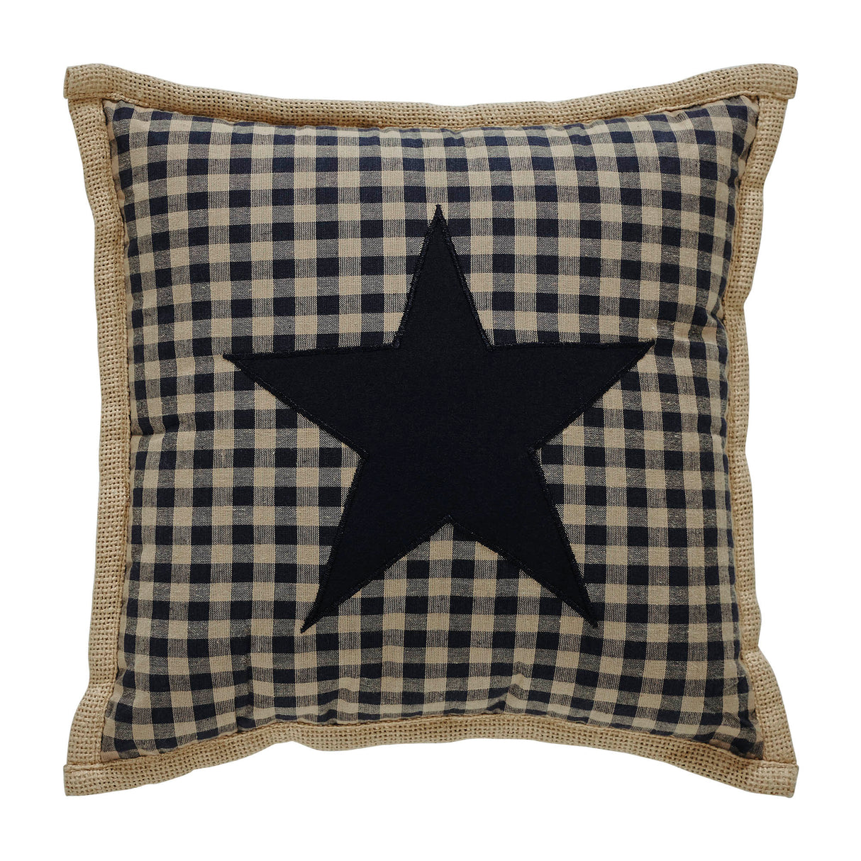 84770-Black-Check-Star-Pillow-12x12-image-3