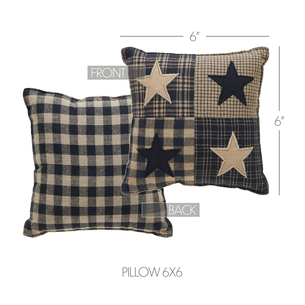 84772-Black-Check-Star-Pillow-6x6-image-6