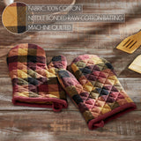VHC Brands Heritage Farms 7PC Set 2 Oven Mitts 2 Pot Holders and 3 Tea Towels