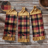 VHC Brands Heritage Farms 7PC Set 2 Oven Mitts 2 Pot Holders and 3 Tea Towels