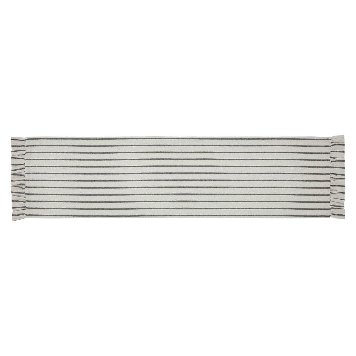 Kaila Ticking Stripe Ruffled Runner 12x48