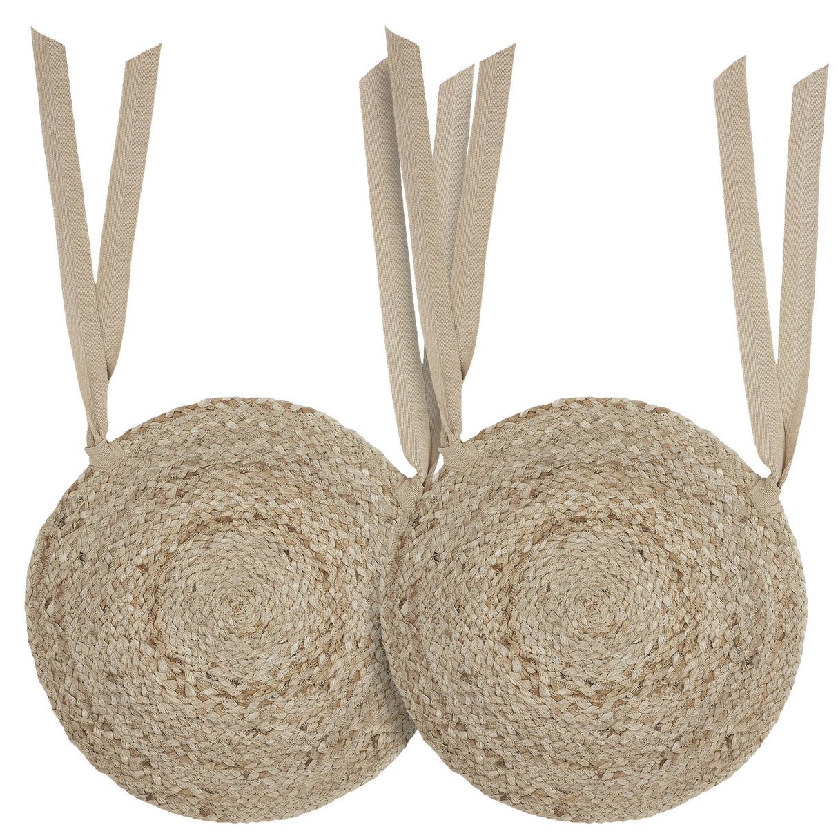 Natural Jute 15 Inch Chair Pad