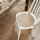 Natural Jute 15 Inch Chair Pad