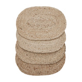 Natural Jute Placemat Set of 4 10x15, 8 Pack