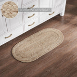 VHC Brands Natural Jute 2 Piece Rug Set, 17x36 and 17x48