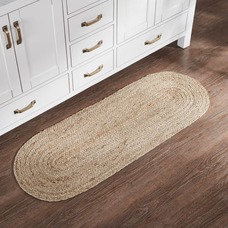 84800-Natural-Jute-Rug-Oval-w/-Pad-17x48-image-2