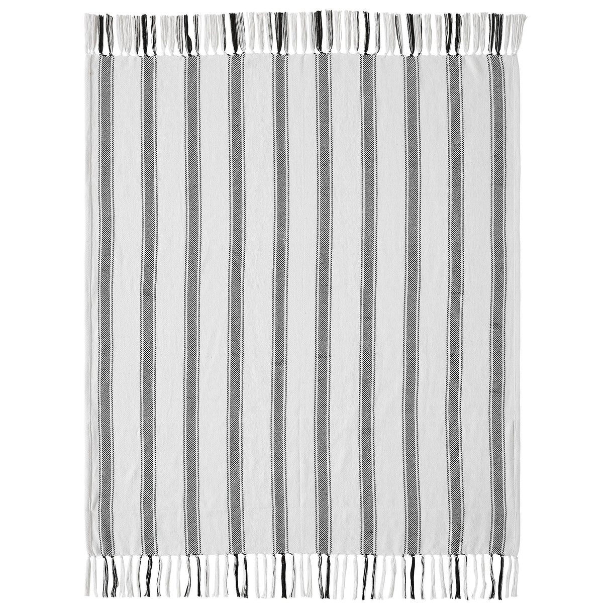 84802-Sawyer-Mill-Black-Ticking-Stripe-Woven-Throw-50x60-image-4