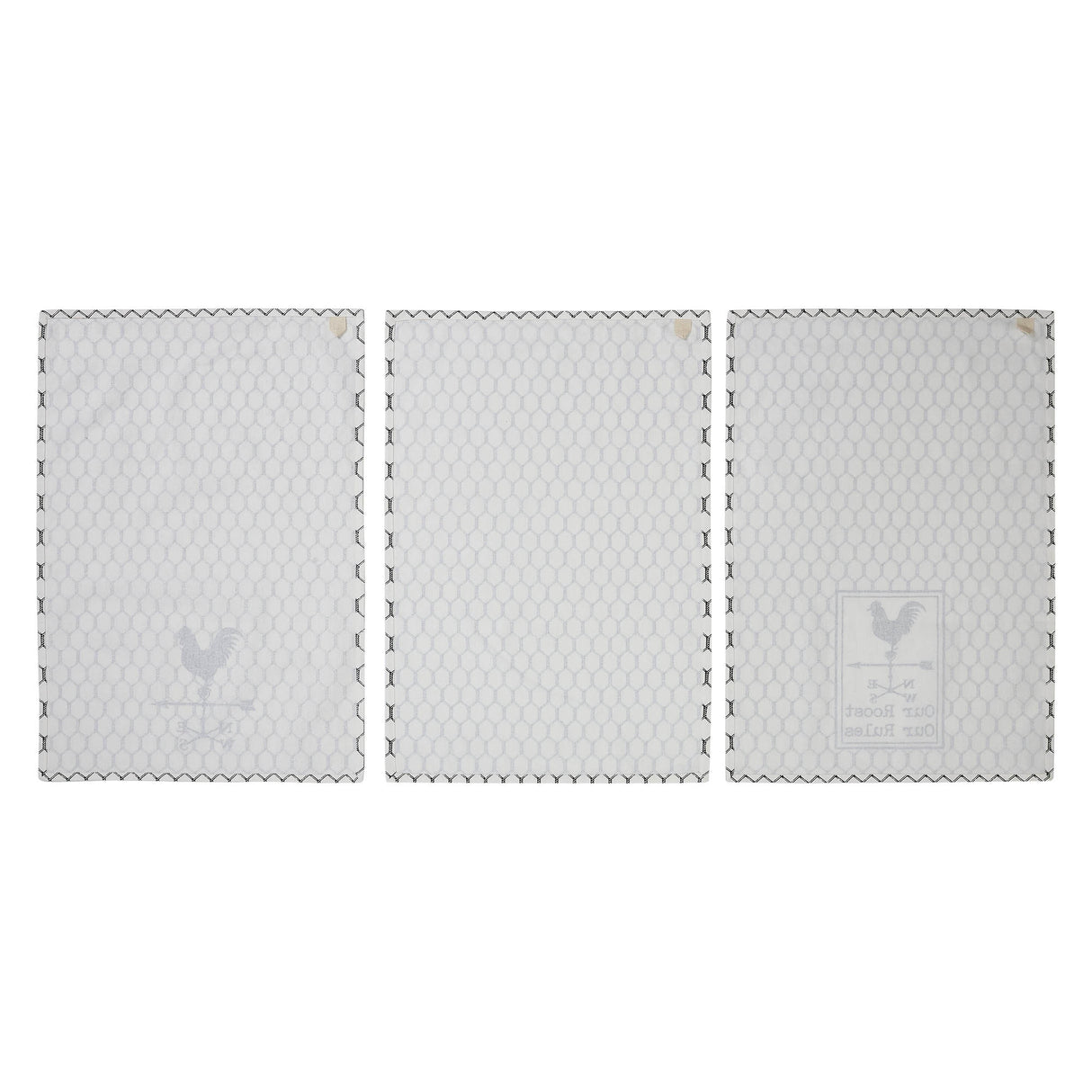 Down Home Our Roost Tea Towel Set of 3 19x28