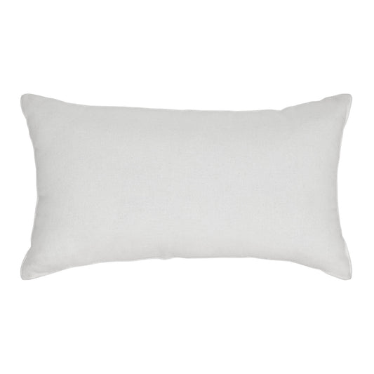VHC Brands Risen Saved Pillow 7x13, Cotton Pillow With Polyester Pillow Fill, Decorative Throw Pillow, Risen Collection, Rectangle 7x13, Soft White