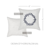 84938-Risen-Crown-of-Thorns-Pillow-6x6-image-6