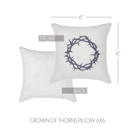 84938-Risen-Crown-of-Thorns-Pillow-6x6-image-6