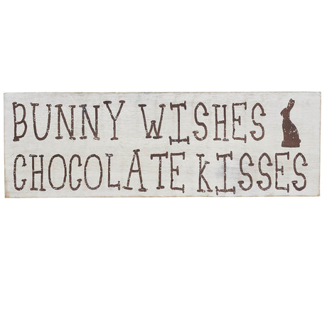 84966-Bunny-Wishes-Chocolate-Kisses-Wooden-Sign-4x12-image-3